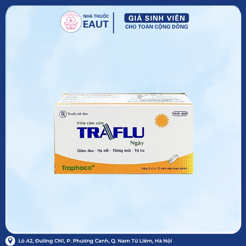 Viên cảm cúm Traflu ngày 5 vỉ