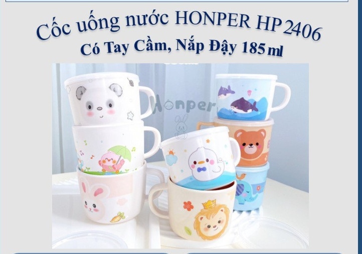 Cốc uống nước Honper HP2406 185ml (250210)