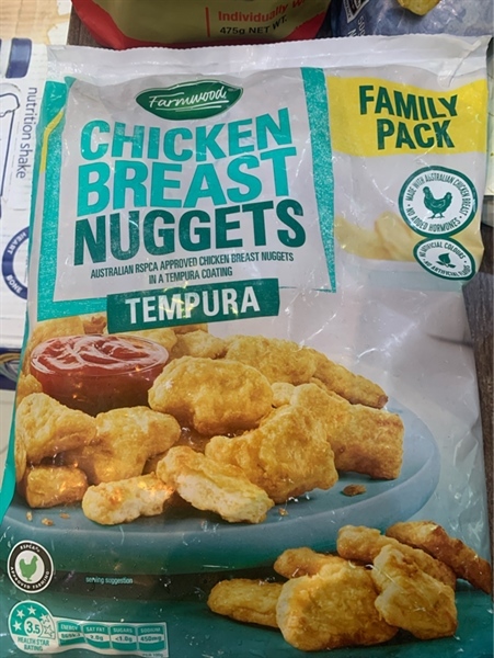 Gà rán Chicken nuggets Tempura 1kg ( Gói )