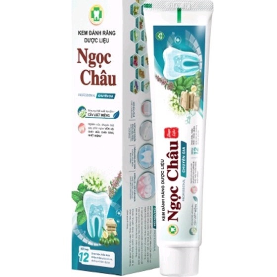 Kem đánh răng Ngọc Châu chuyên gia 125g (Cọc 6 tub) - Hoa Linh