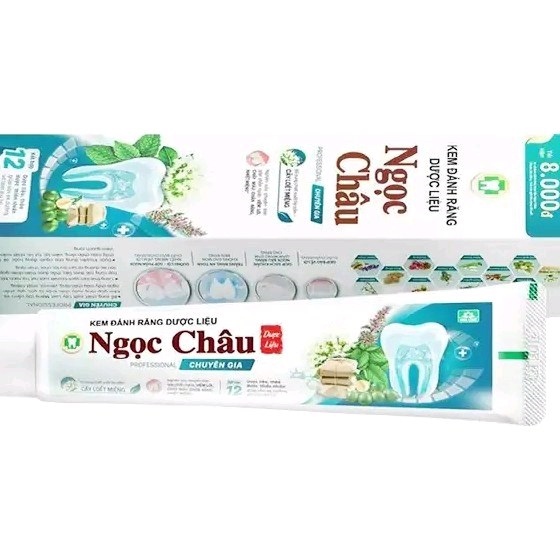 Kem đánh răng Ngọc Châu chuyên gia 170g (Cọc 6 tub) - Hoa Linh 2