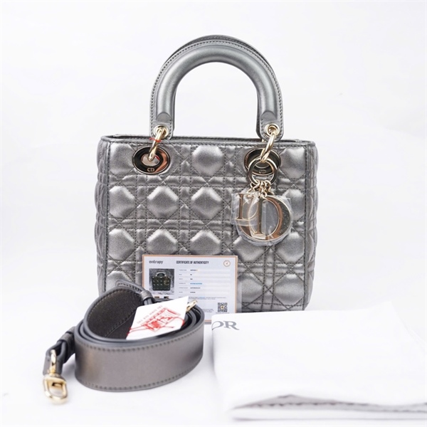 Túi Dior Lady xám (01-RU-0250) szS +