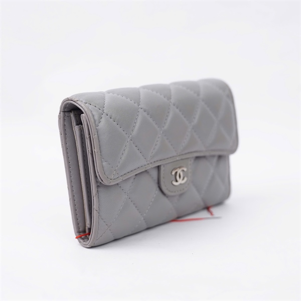 Ví Chanel xám gập 3 (31576712) +