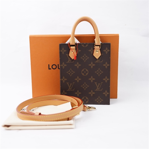 Túi LV Petit Sac Plat hoa nâu sz14 (A-T) KG+