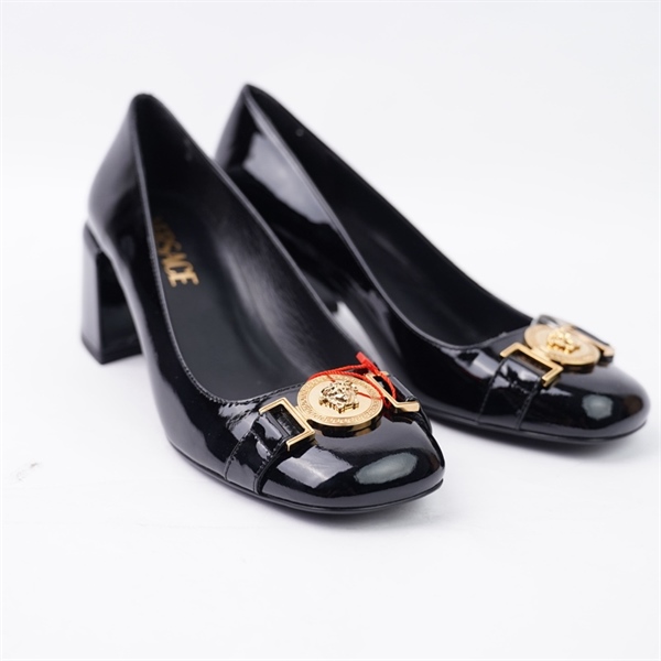 Giày Versace đen sz35 (A-T) KG+