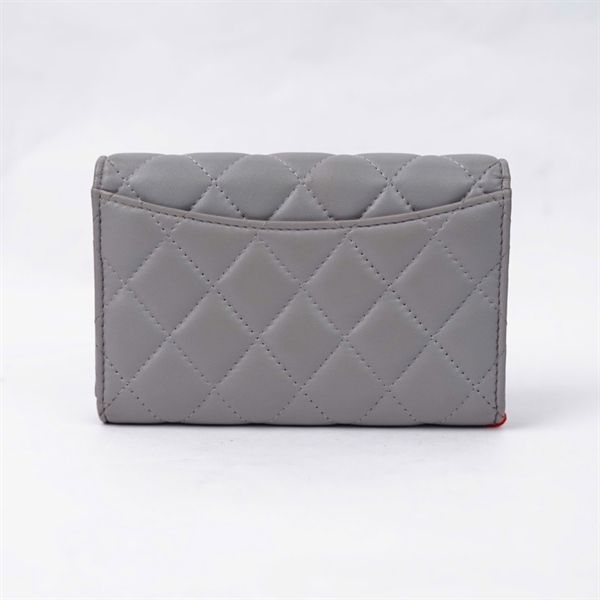 Ví Chanel xám gập 3 (31576712) +