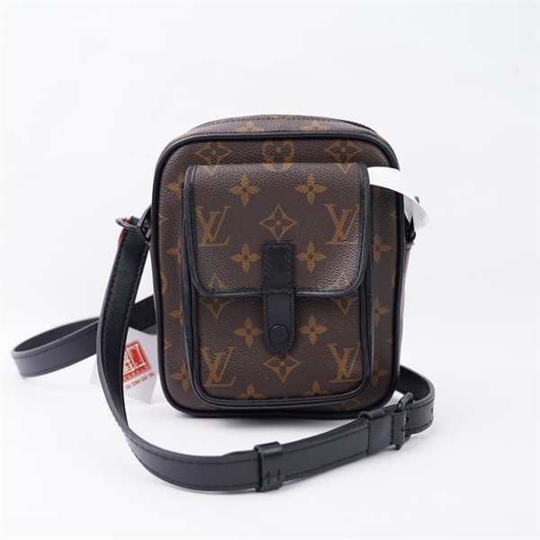 Túi LV Christopher Wearable Wallet hoa nâu sz14 (A-T) KG+