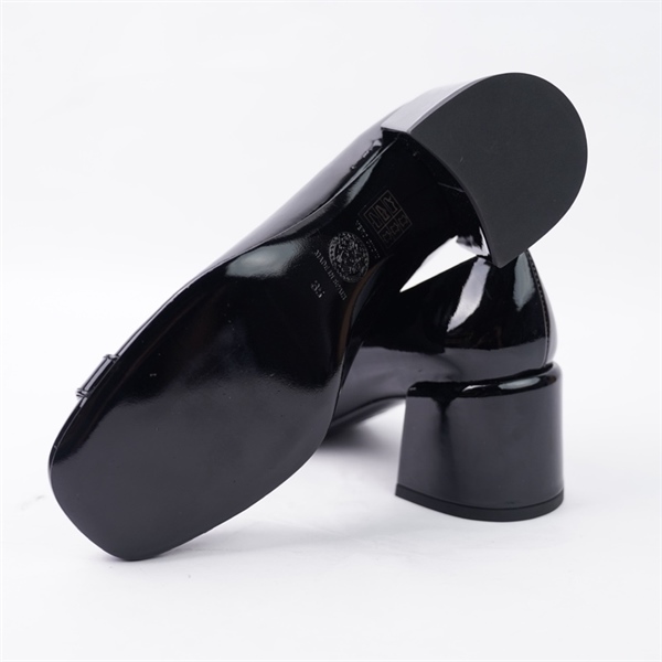 Giày Versace đen sz35 (A-T) KG+