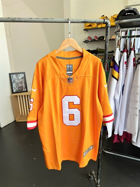 Áo NFL Tampa bay Buccaneers - Số 6 (Mayfield) - Cam