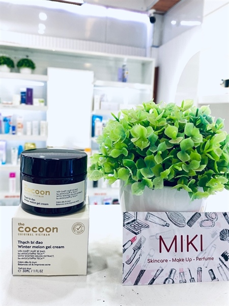 Kem Dưỡng Ấm Dạng Thạch Hỗ Trợ Ngừa Mụn Từ Bí Đao Cocoon 30ml