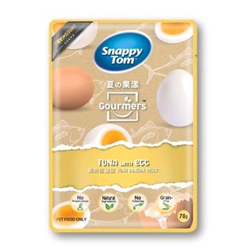 Pate Snappy Tom cao cấp vị Cá ngừ & Trứng gà 70g