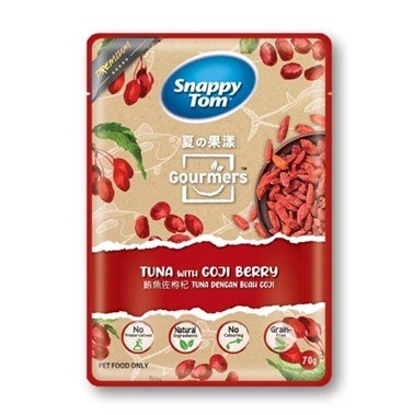 Pate Snappy Tom cao cấp vị Cá ngừ & Kỷ tử 70g