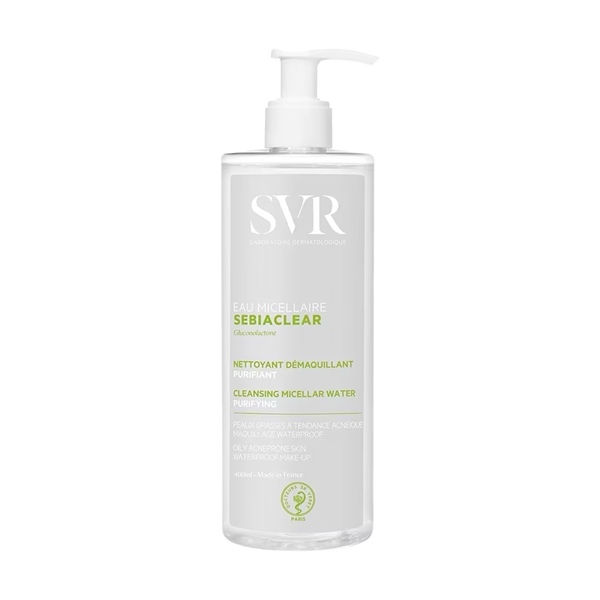 Tẩy Trang Cho Da Dầu Nhạy Cảm Sebiaclear Eau Micellaire 400ml SVR