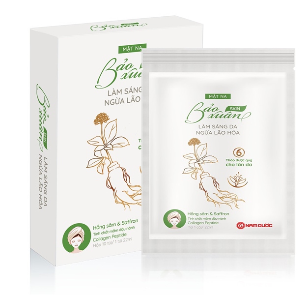 Mặt nạ Bảo xuân Skin (Gói 22ml) - Nam Dược