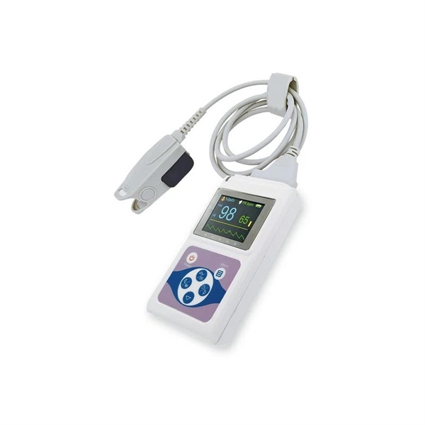 Máy đo nồng độ oxy: Pulse Oximeter, model: CMS60D, (trẻ em). NSX: Contec Medical Systems Co.,Ltd. Xuất xứ: Trung Quốc