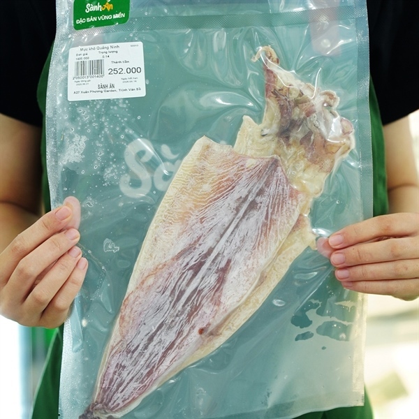 Mực khô Vân Đồn Quảng Ninh