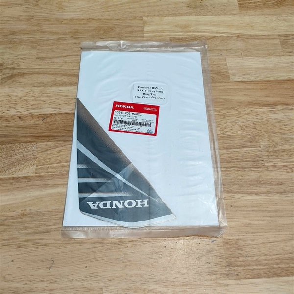 Tem bửng RSX 14, RSX 14 Fi nạ Vàng Đồng Trái ( Xe Vàng Đồng Đen )