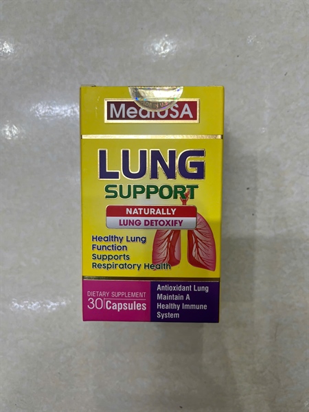 Lung Support (Giúp bổ phổi, hỗ trợ chống oxy hóa) (Lọ 30 viên) - Mỹ