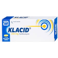 KLACID 250mg Clarithromycin (Hộp1vỉ*10viên) - Abbott/Italy