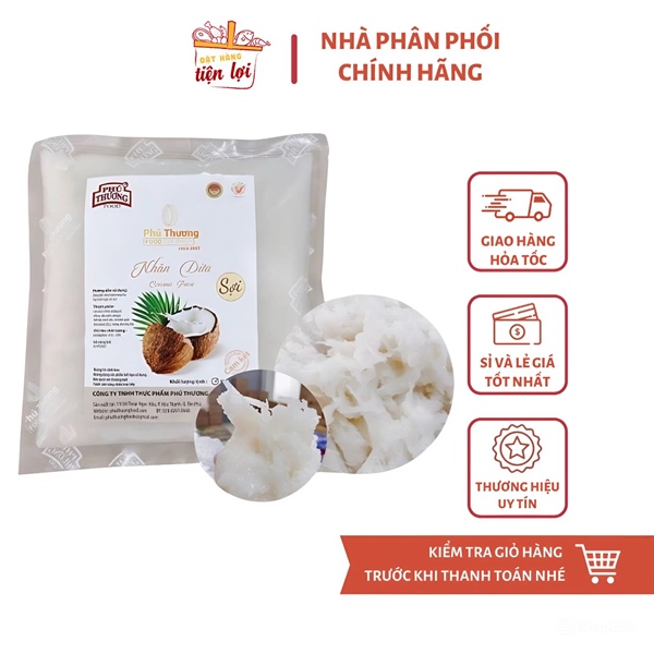 Nhân dừa sợi Phú Thương 1Kg