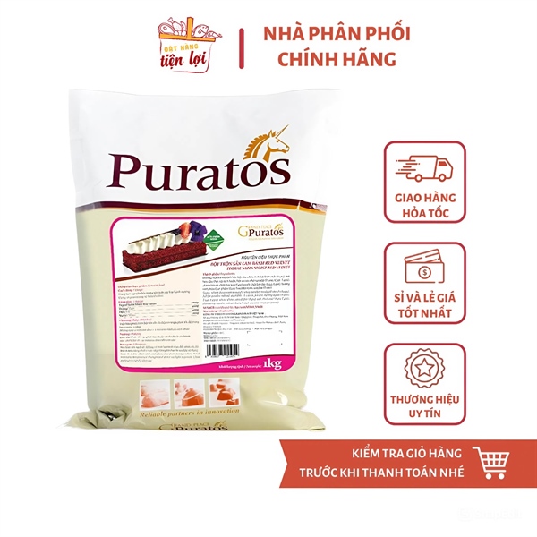 Bột trộn sẵn làm bánh Moist Red Velvet 1kg