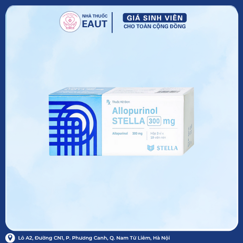 ALLOPURINOL 300MG STELLA 3X10