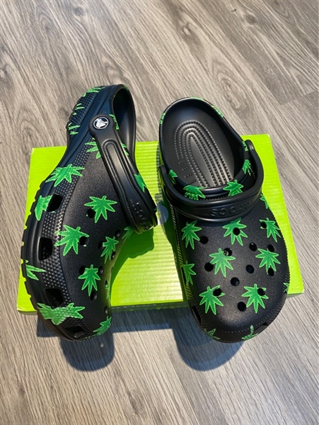 Giày Clog Unisex Classic Hemp Leaf