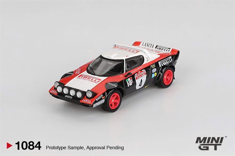 [SGTVN] Mini GT Box Version MGT01084 Lancia Stratos HF #4 1978 Rally Sanremo Winner