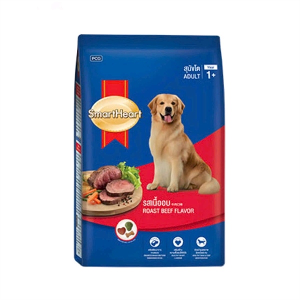 Hạt Smartheart Adult Chó lớn vị Bò nướng 1.5kg
