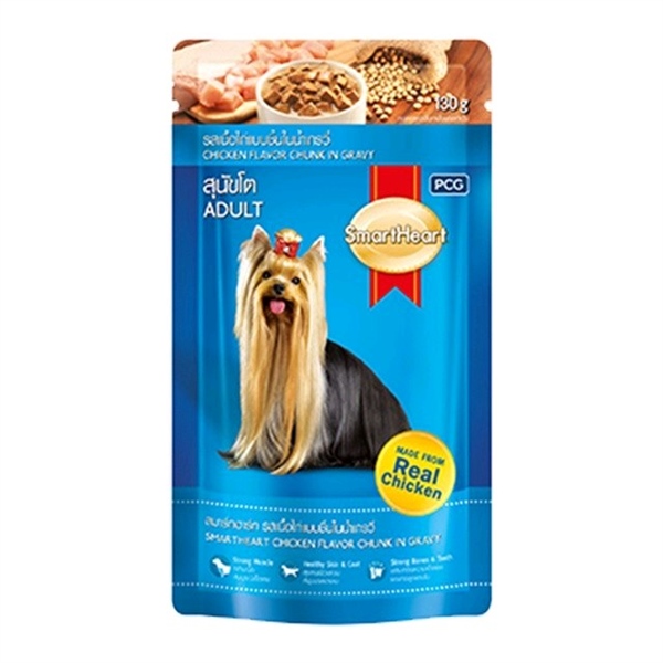 Pate Smartheart Adult chó lớn vị gà 130g