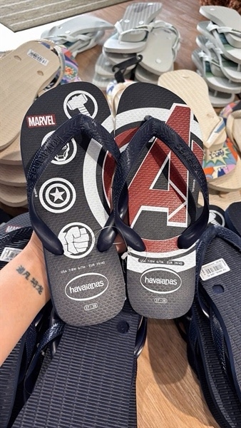 Dép nam chữ A xanh