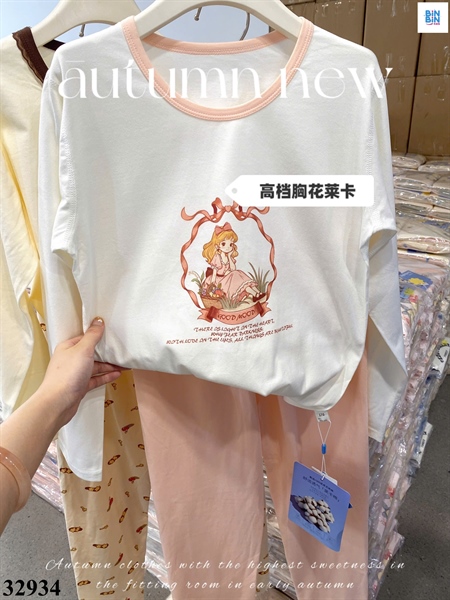 32934-Bộ KK-Công Chúa Good Mood Vòng Nơ