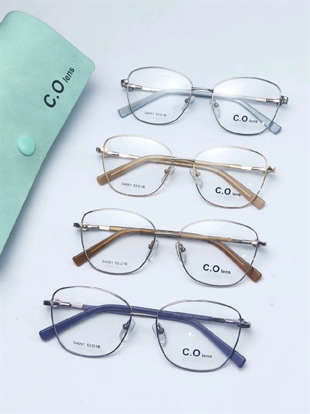 Gọng Kim loại lão Nữ 150 + hộp C.Olens 3 mã S4051