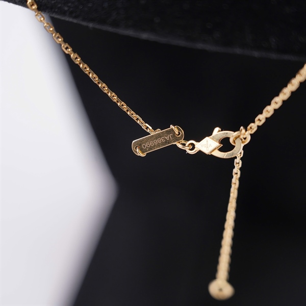 Dây chuyền Van Cleef hoa xanh lục (JA386990) (HC) +