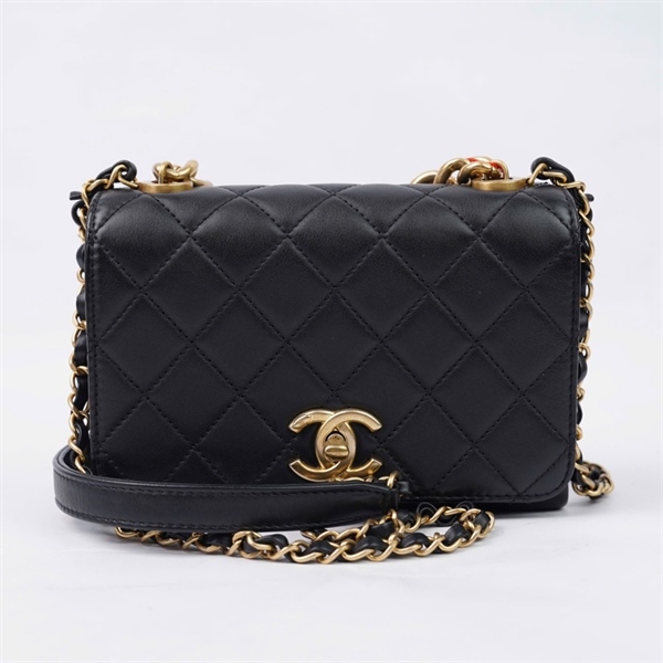 Túi Chanel Woc đen (PLANCPJG) sz17 KG+