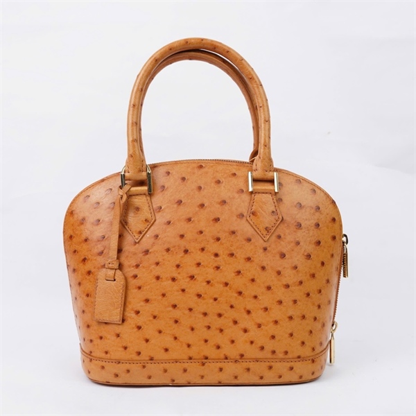 Túi LV Alma nâu da đà điểu (RI0918) sz23 KG+