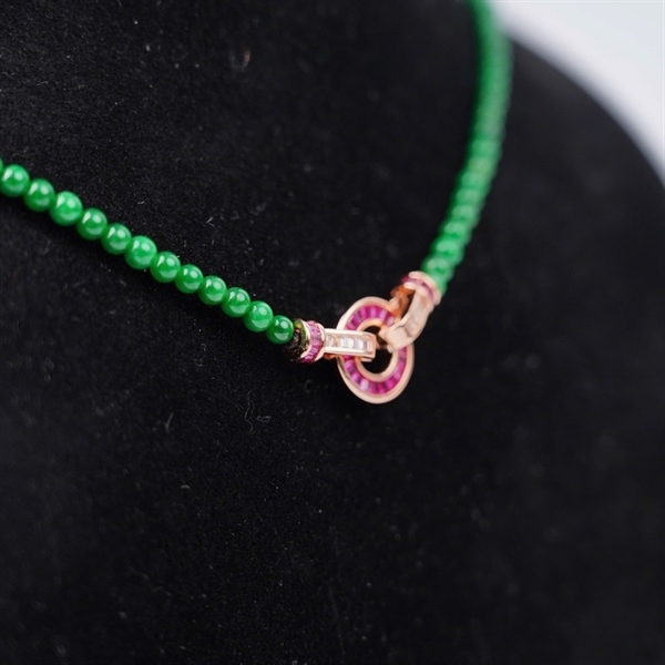 Chuỗi cẩm thạch lục 194 hạt li 3.55-3.06mm (882259)+