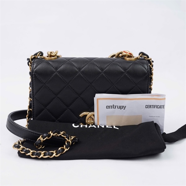 Túi Chanel Woc đen (PLANCPJG) sz17 KG+