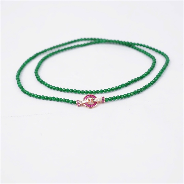 Chuỗi cẩm thạch lục 194 hạt li 3.55-3.06mm (882259)+