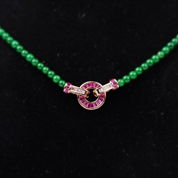 Chuỗi cẩm thạch lục 194 hạt li 3.55-3.06mm (882259)+