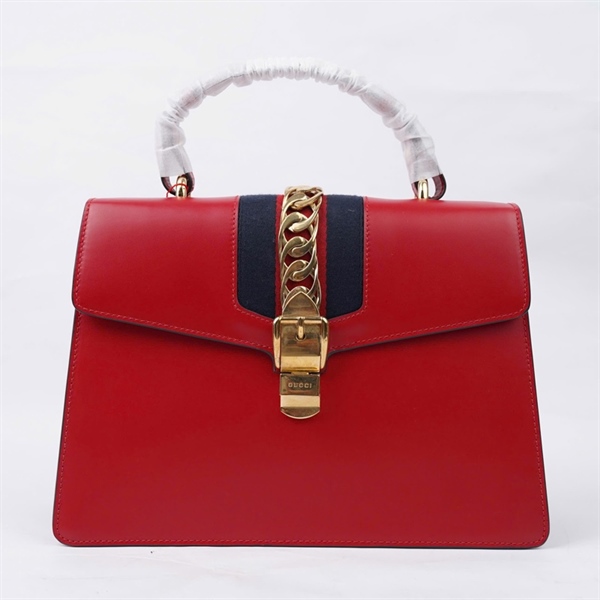 Túi GG Sylvie đỏ (431665-493075) sz32 KG+