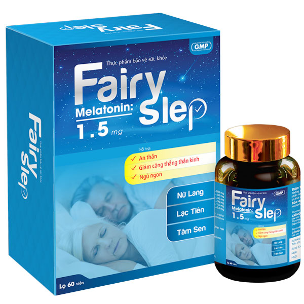 Thực phẩm bảo vệ sức khoẻ Fairy slep TW28 an thần, giảm căng thẳng thần kinh và ngủ ngon (60 viên)