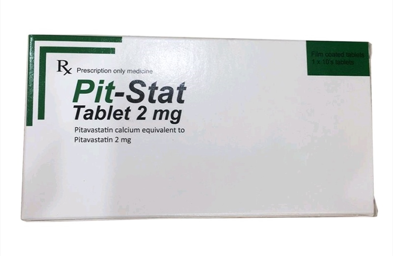 Pit - Stat Tablet 2mg (Pitavastatin) (Hộp 1 vỉ x 10 viên) - Am Vi