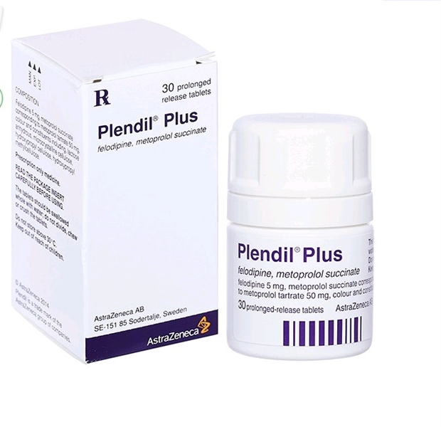 Plendil pluss 5mg (Lọ*30viên) - Điều trị huyết áp cao-AstraZeneca AB