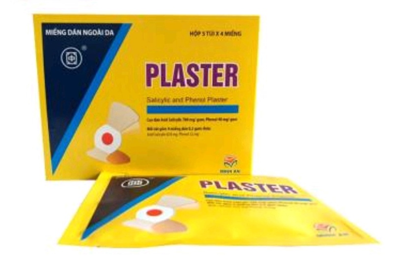 Mia - Plasters (Cao dán mụn cơm, chai chân) (Hộp*5 túi*4miếng) - Mediplantex 2