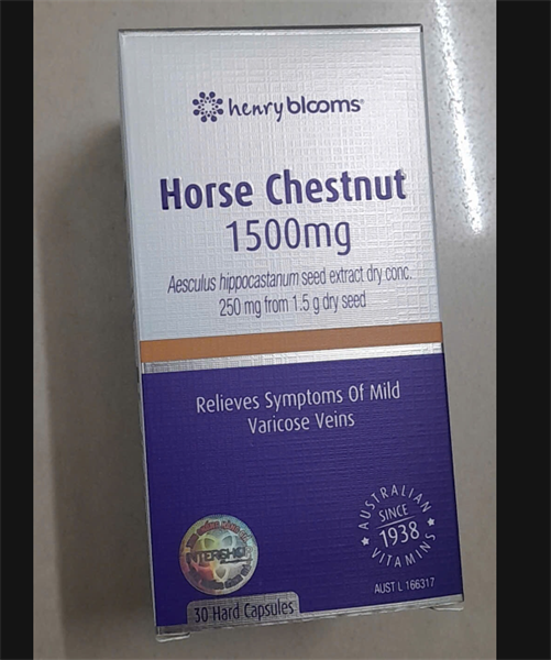 Horse Chestnut 1500mg chai 30v Henry Blooms