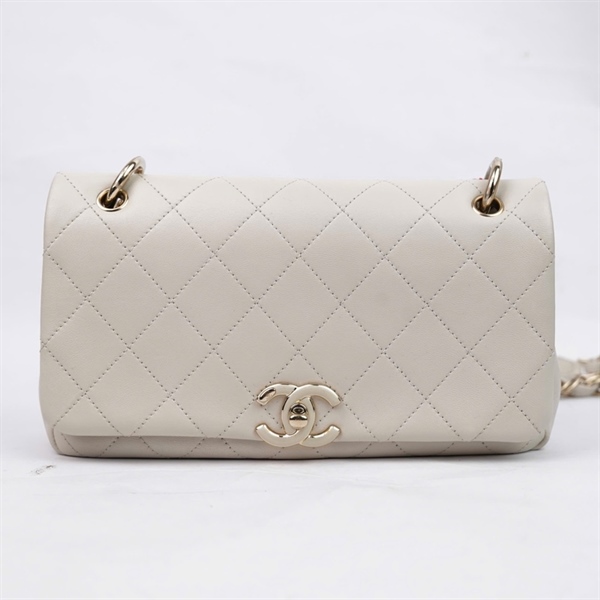 Túi Chanel trắng (30862638) sz24 (LTB) KG+