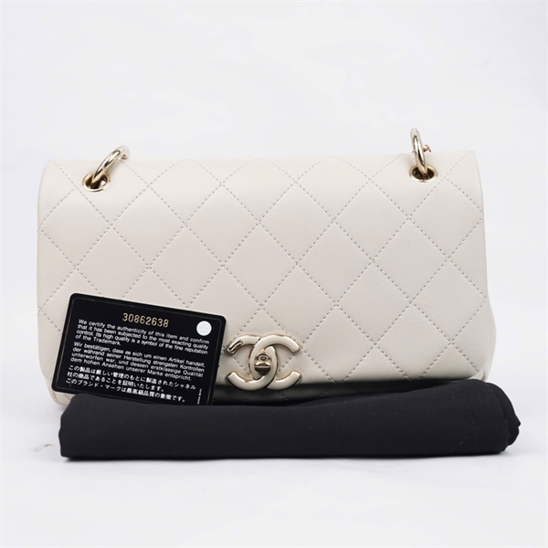 Túi Chanel trắng (30862638) sz24 (LTB) KG+