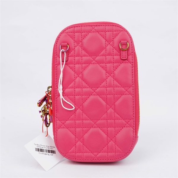 Túi Dior Phone hồng (56-MA-0212) sz10 (LTB) KG+