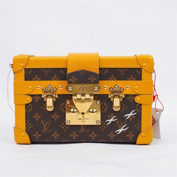 Túi LV Trunk hoa nâu viền vàng (DU1195) sz19 (LTB) KG+